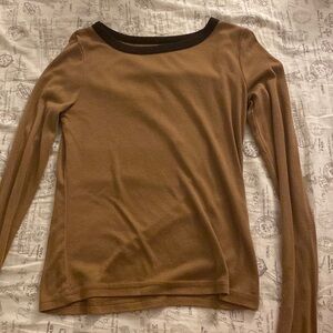 Brown long sleeve